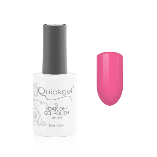Quickgel Ημιμόνιμο Βερνίκι - No 402 Bright Pink - 15mL